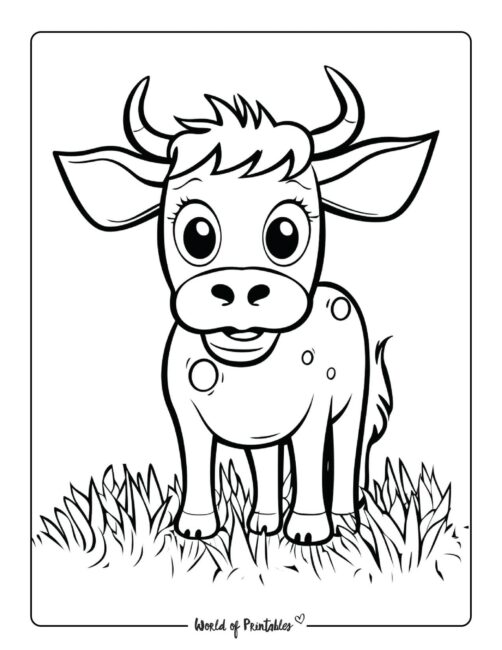 Cow Coloring Page 42