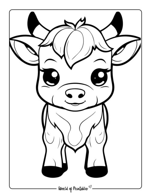 Cow Coloring Page 60