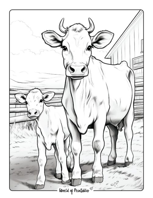 Cow Coloring Page 70