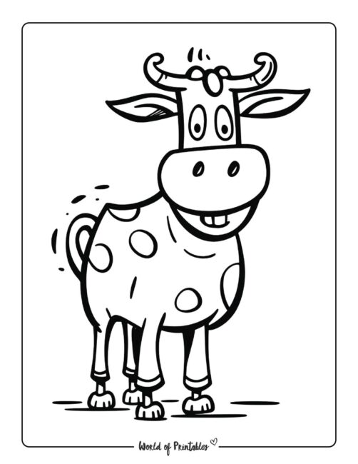 Cow Coloring Page 77
