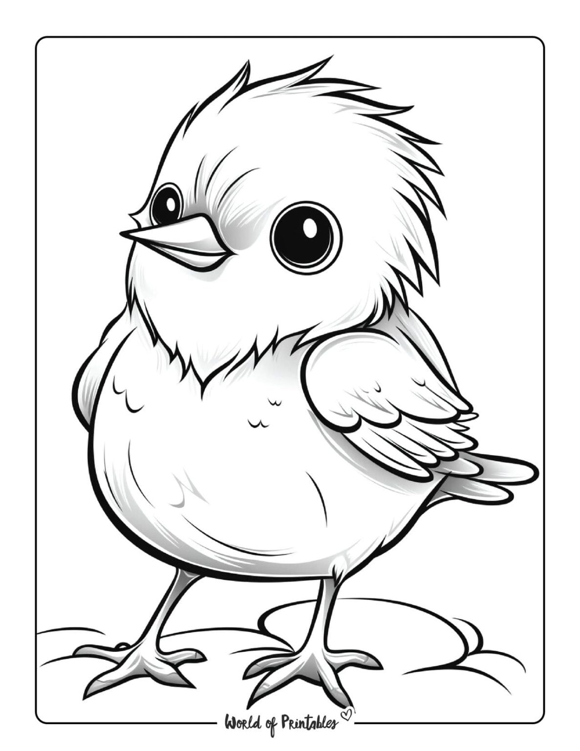 Cute Animal Coloring Pages World of Printables