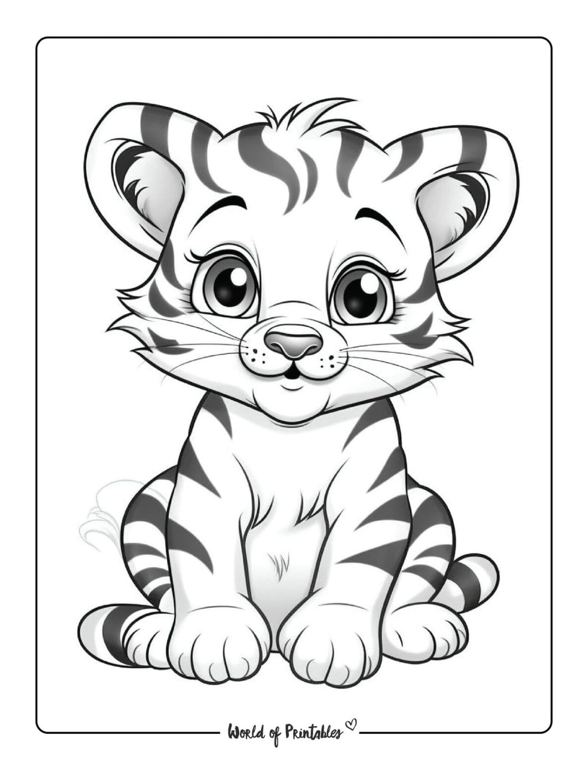 Cute Animals Coloring Pages