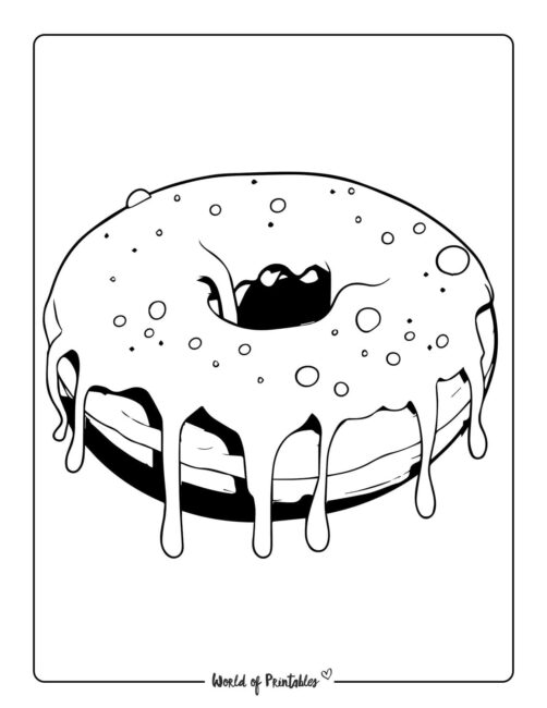 Donut Coloring Page 39