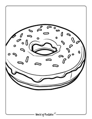 Donut Coloring Pages For Kids &amp; Adults - World of Printables