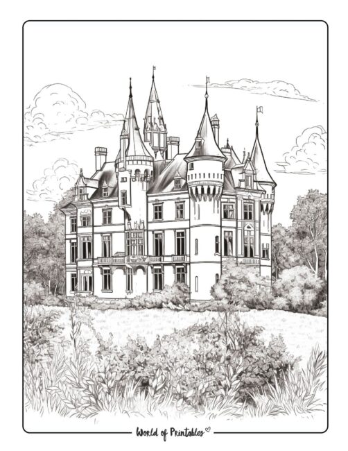 House Coloring Page 30