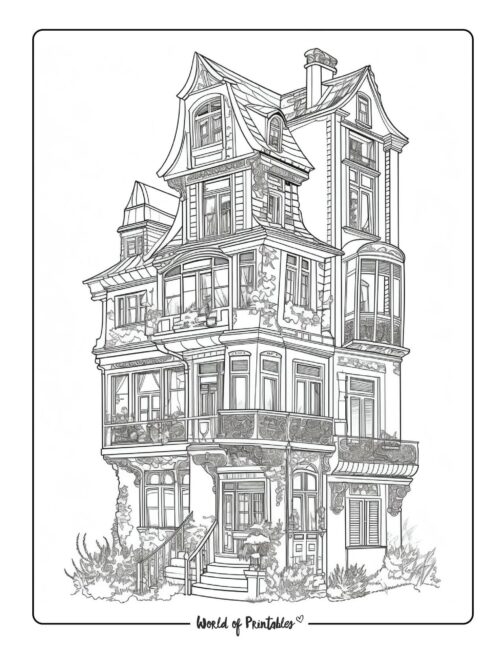 House Coloring Page 40