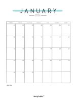 Free Printable January 2024 Calendars - World Of Printables