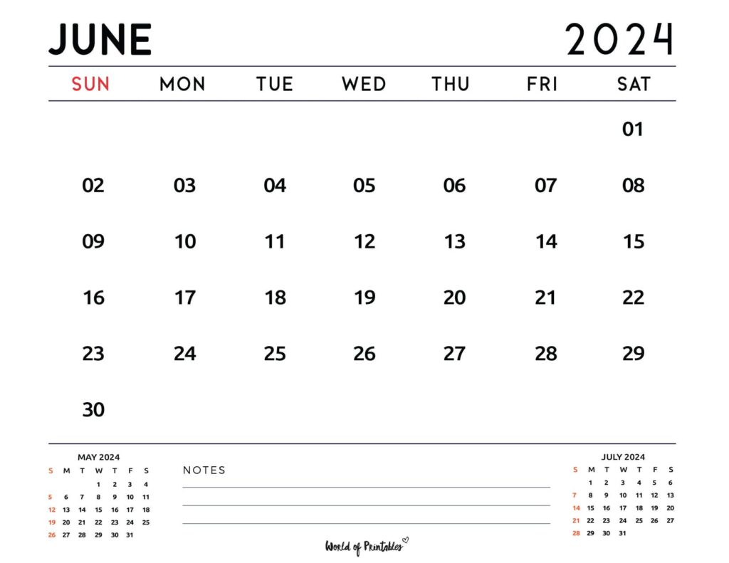 June 2024 Calendar