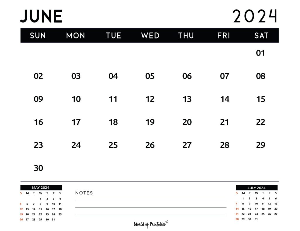 June 2024 Calendar