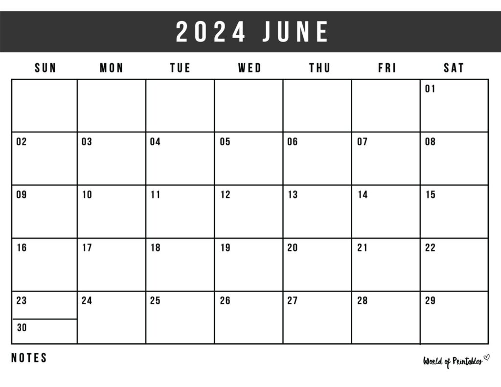 June 2024 Calendar