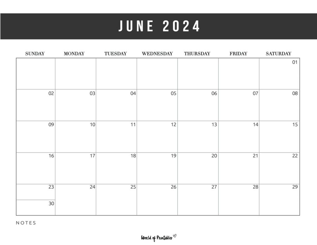 June 2024 Calendar