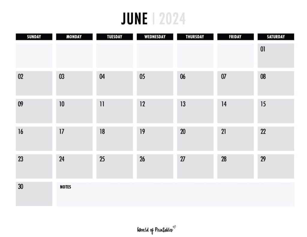 Best June 2024 Calendar