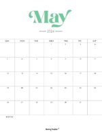 Free Printable Calendars For 2021 & 2022 - World of Printables