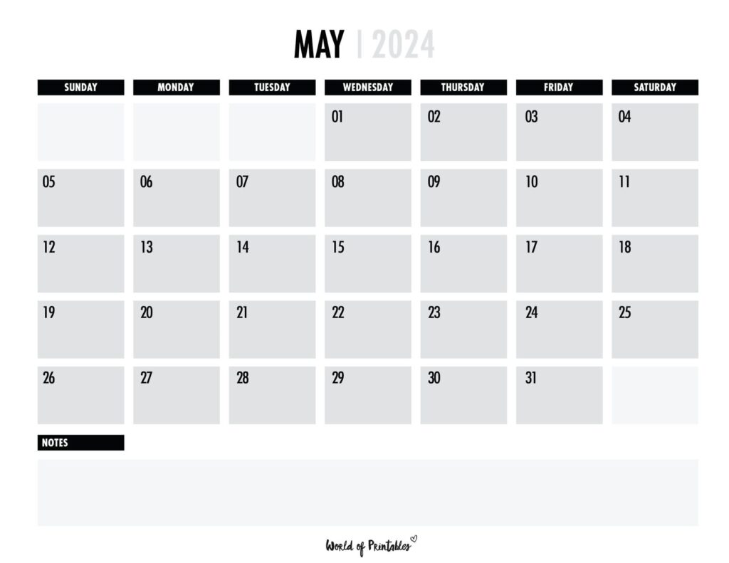 May 2024 Calendar 20 Cute FREE Printables SaturdayGift, 55 OFF