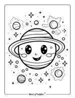 Planet Coloring Pages For Kids &amp; Adults - World of Printables