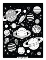 Planet Coloring Pages For Kids &amp; Adults - World of Printables