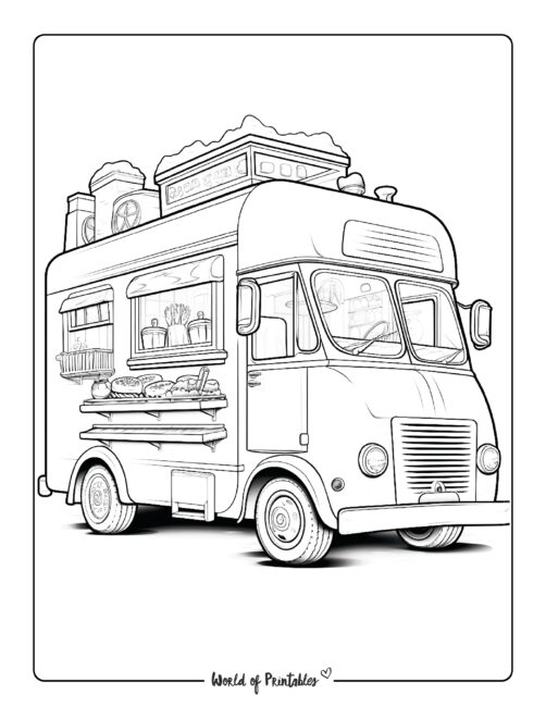 Truck Coloring Page 12