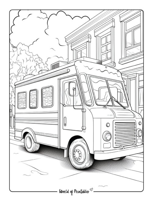 Truck Coloring Page 20