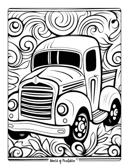 Truck Coloring Page 30