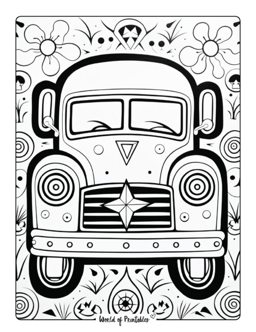 Truck Coloring Page 31