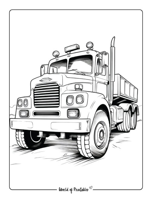 Truck Coloring Page 51