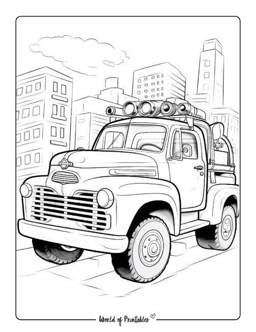 Truck Coloring Page 52