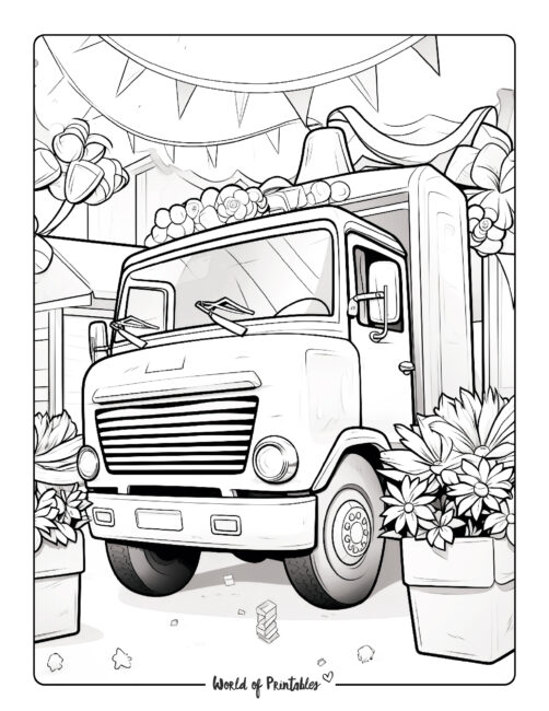 Truck Coloring Page 68