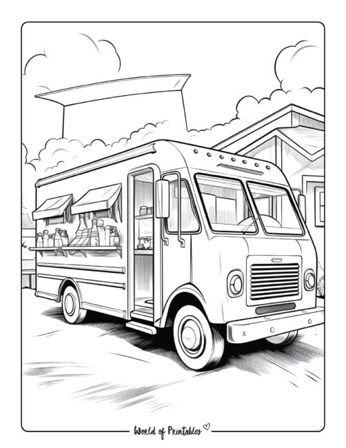 Truck Coloring Page 71