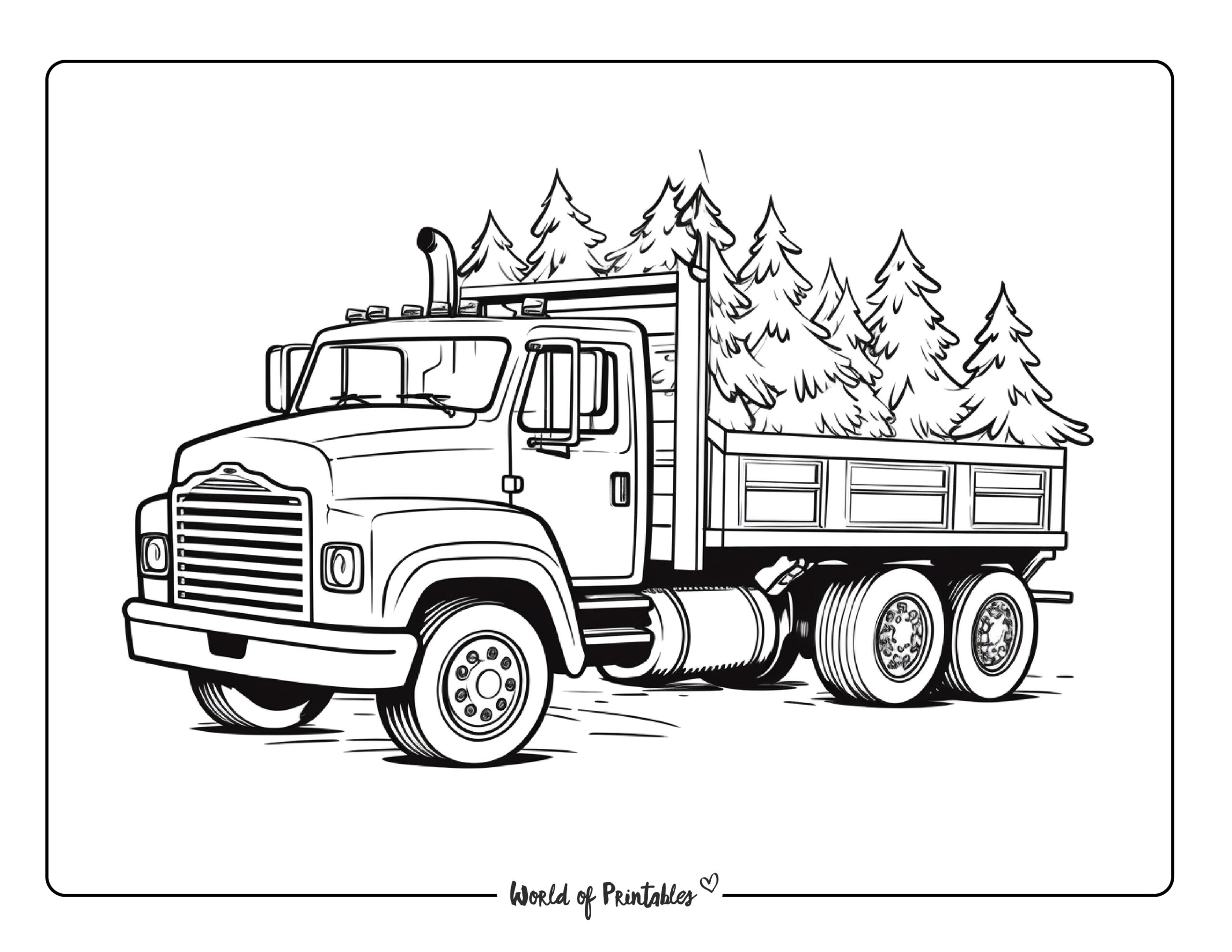 Coloring Pages Trucks