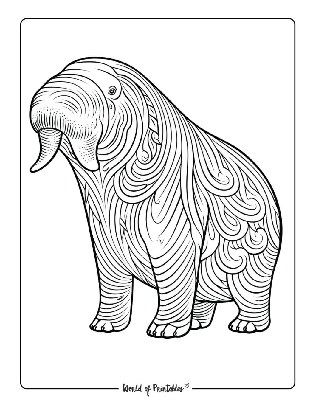 Animal Coloring Pages For Kids & Adults - World of Printables