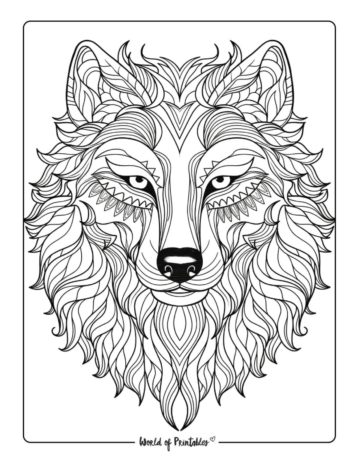 Animal Coloring Pages For Kids & Adults - World of Printables