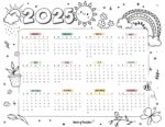 2025 Year Calendars - 70 Best Printables - World of Printables