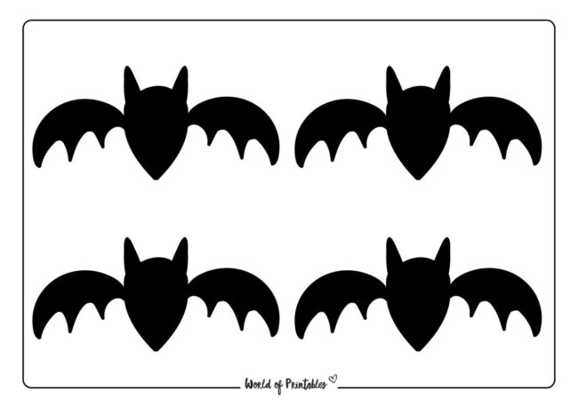 Bat Cut Outs Printable