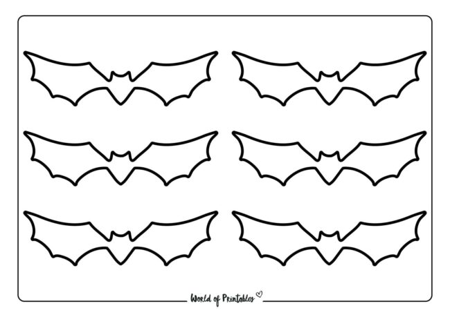 Bat Pumpkin Template