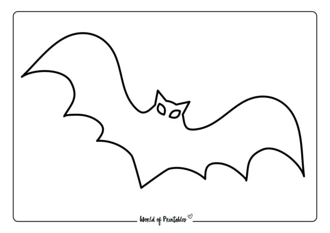 Bat Template 17