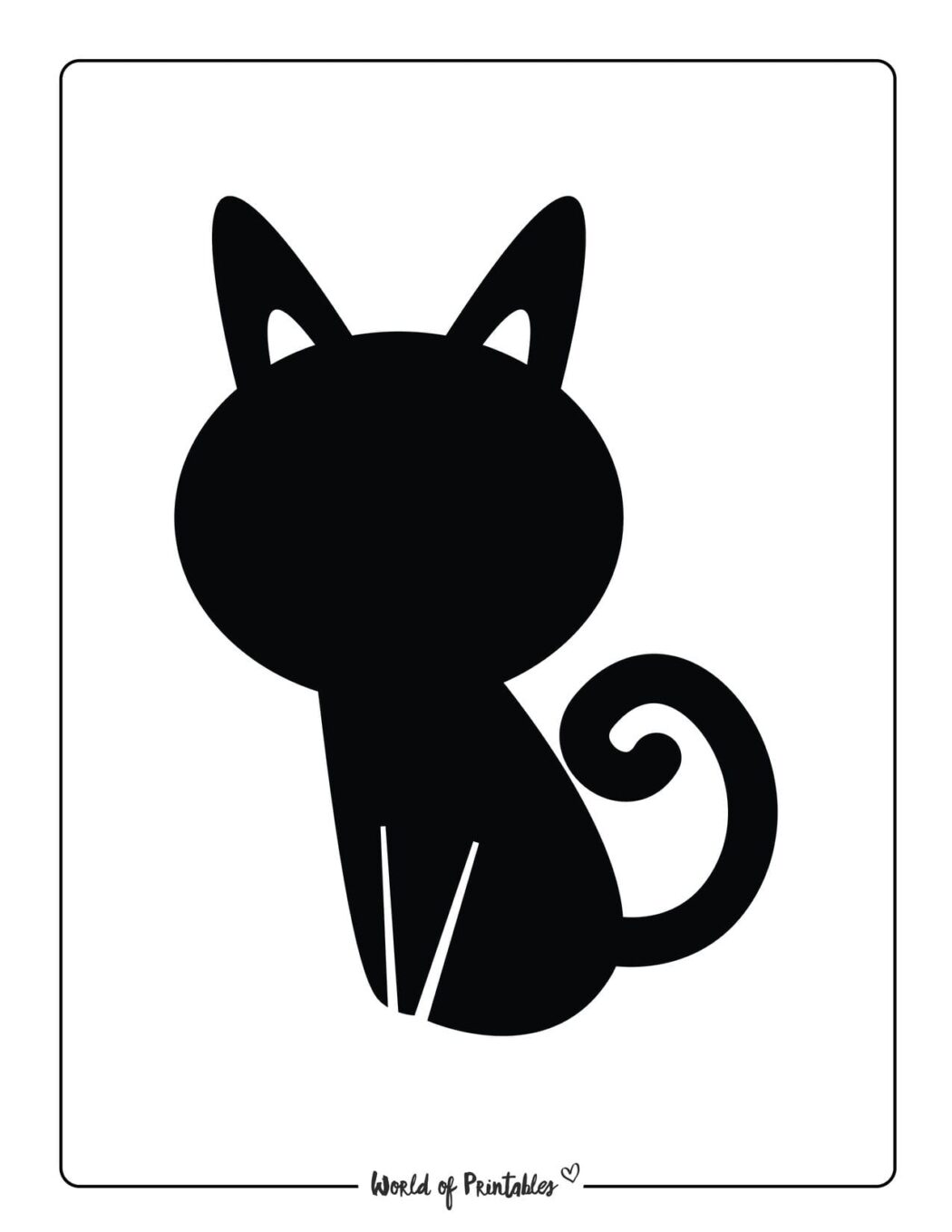 Black Cat Printables World Of Printables