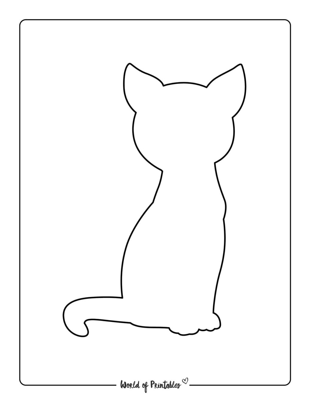 Black Cat Printables World of Printables