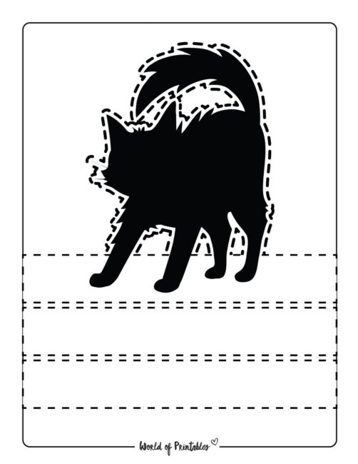 Black Cat Printable Hat 1