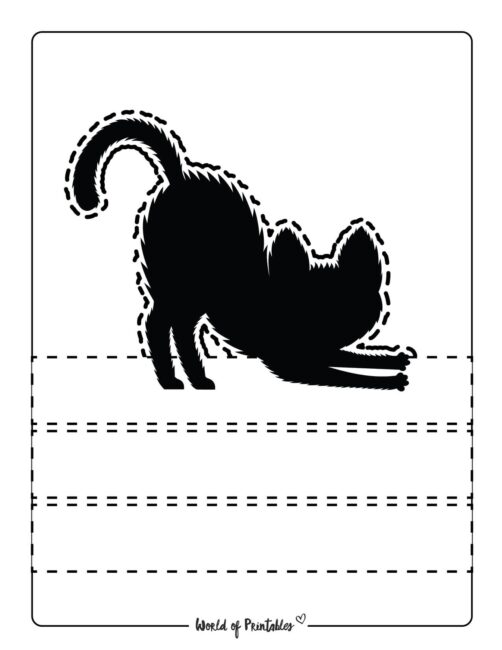 Black Cat Printable Hat 3