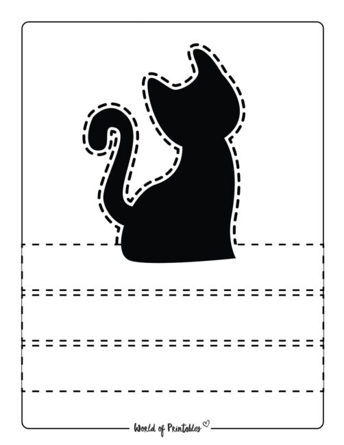 Black Cat Printable Hat 4