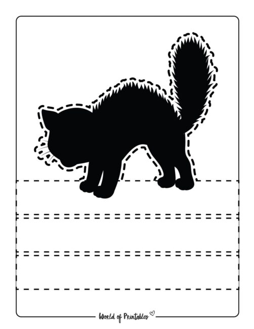 Black Cat Printable Hat 5