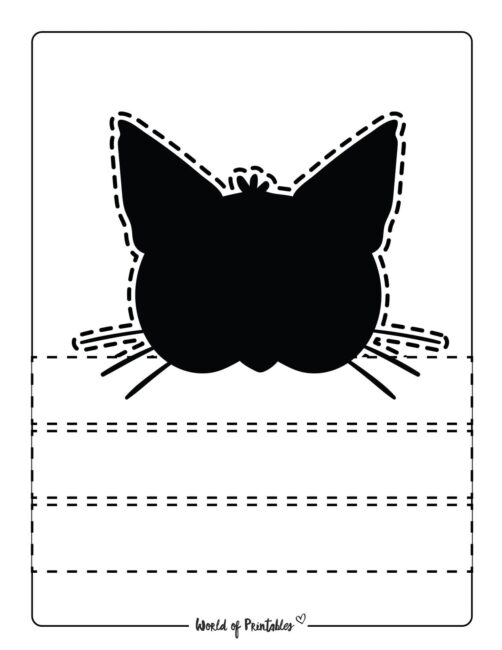 Black Cat Printable Hat 7
