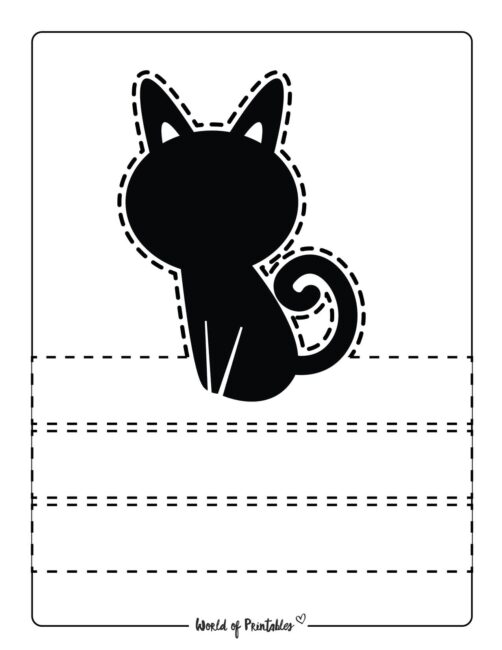 Black Cat Printable Hat 8