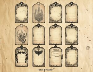 Potion Labels | 100 Halloween Bottle Labels - World of Printables