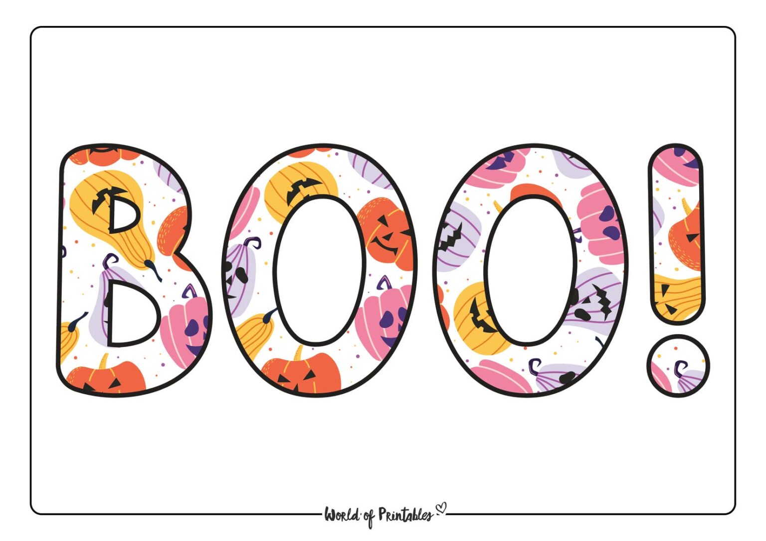 Boo Templates World of Printables Boo Templates World of Printables