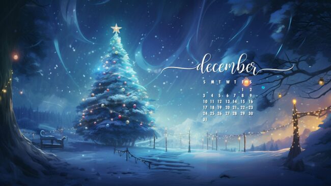 December Calendar Wallpaper 31