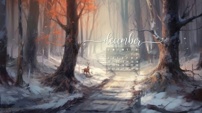 December Calendar Wallpaper 32