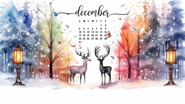 December Calendar Wallpaper 36