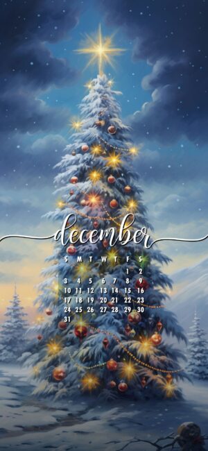 December Phone Calendar Wallpaper 18