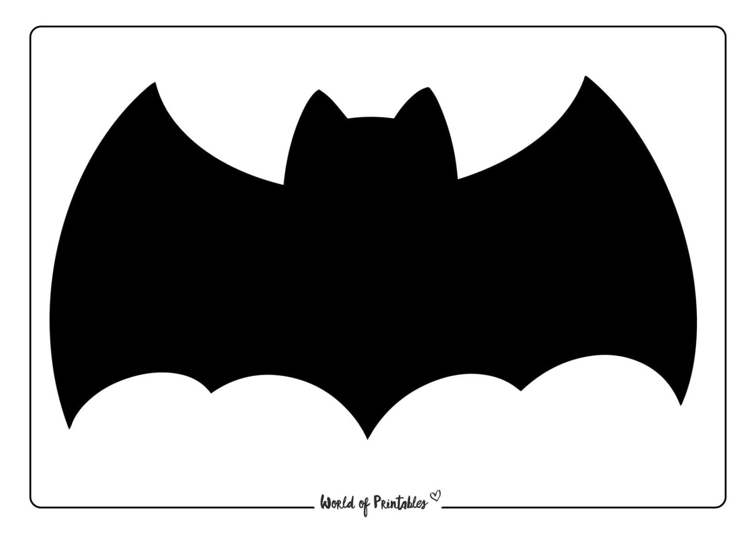 Bat Templates World Of Printables Bat Templates World Of Printables